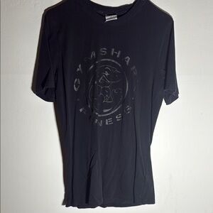 Gymshark Black Short Sleeve Tee Classic Crew Neck